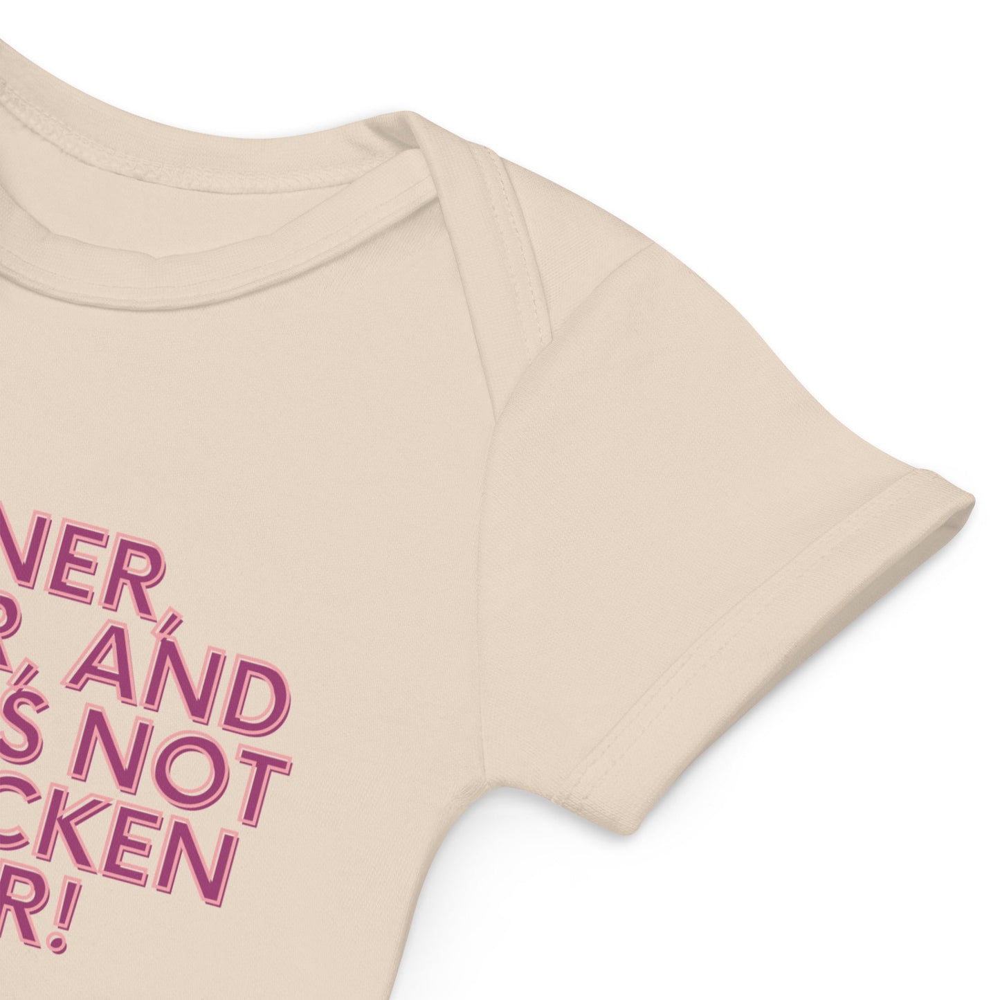 Organic cotton baby bodysuit - Winner, Winner, Nope Not the Chicken Dinner! | Unique Everyday Designz Home, Gifts & Apparel A Lid for Every Pot ~Everyday Designz~