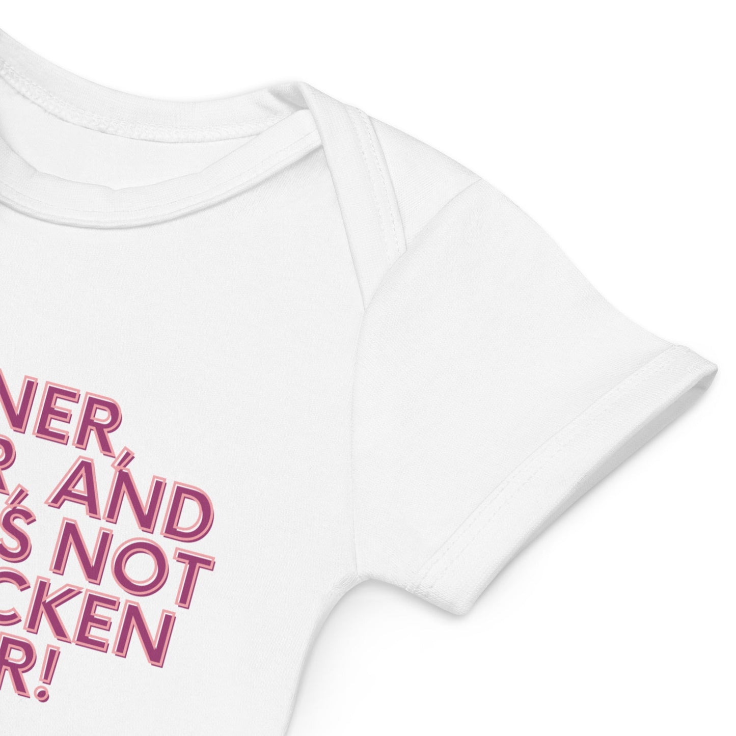 Organic cotton baby bodysuit - Winner, Winner, Nope Not the Chicken Dinner! | Unique Everyday Designz Home, Gifts & Apparel A Lid for Every Pot ~Everyday Designz~