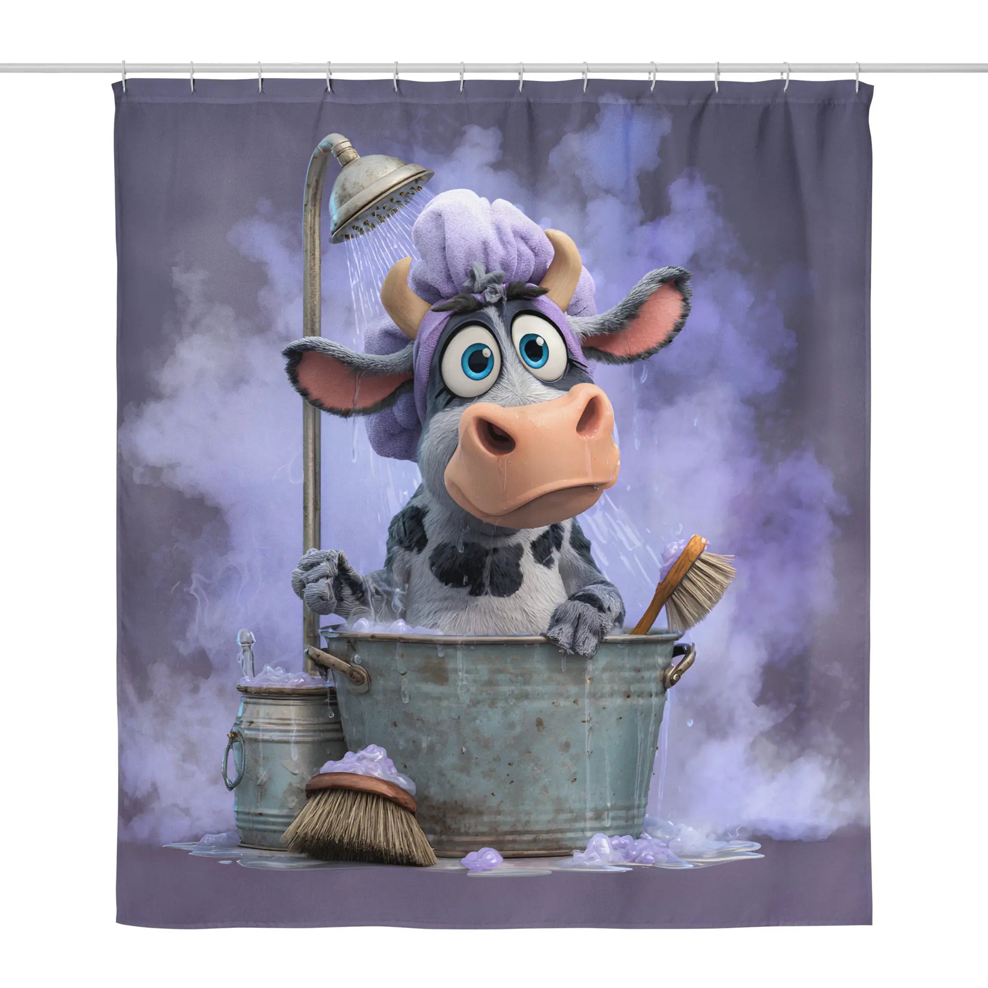 Funny Cow Shower curtain A Lid for Every Pot ~ Everyday Designz ~