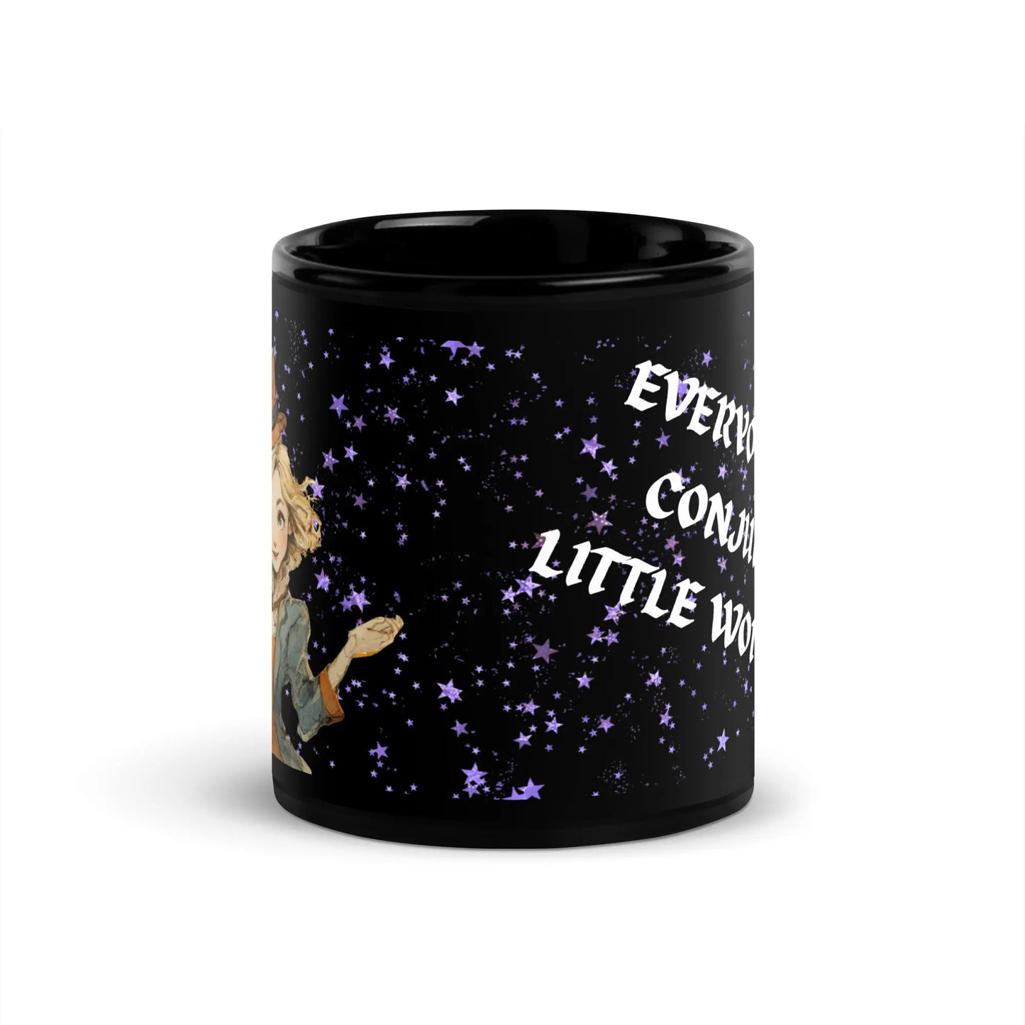 Everyone Can Conjure a Little Wonder - 11oz Black Glossy Mug