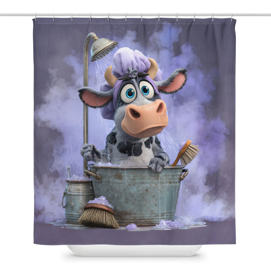 Funny Cow Shower curtain A Lid for Every Pot ~ Everyday Designz ~