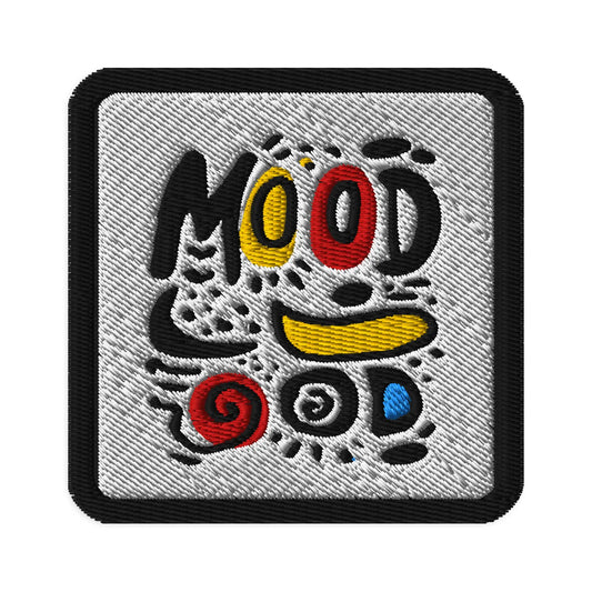 MOOD DESIGN IN BLACK Embroidered patches A Lid for Every Pot ~ Everyday Designz ~
