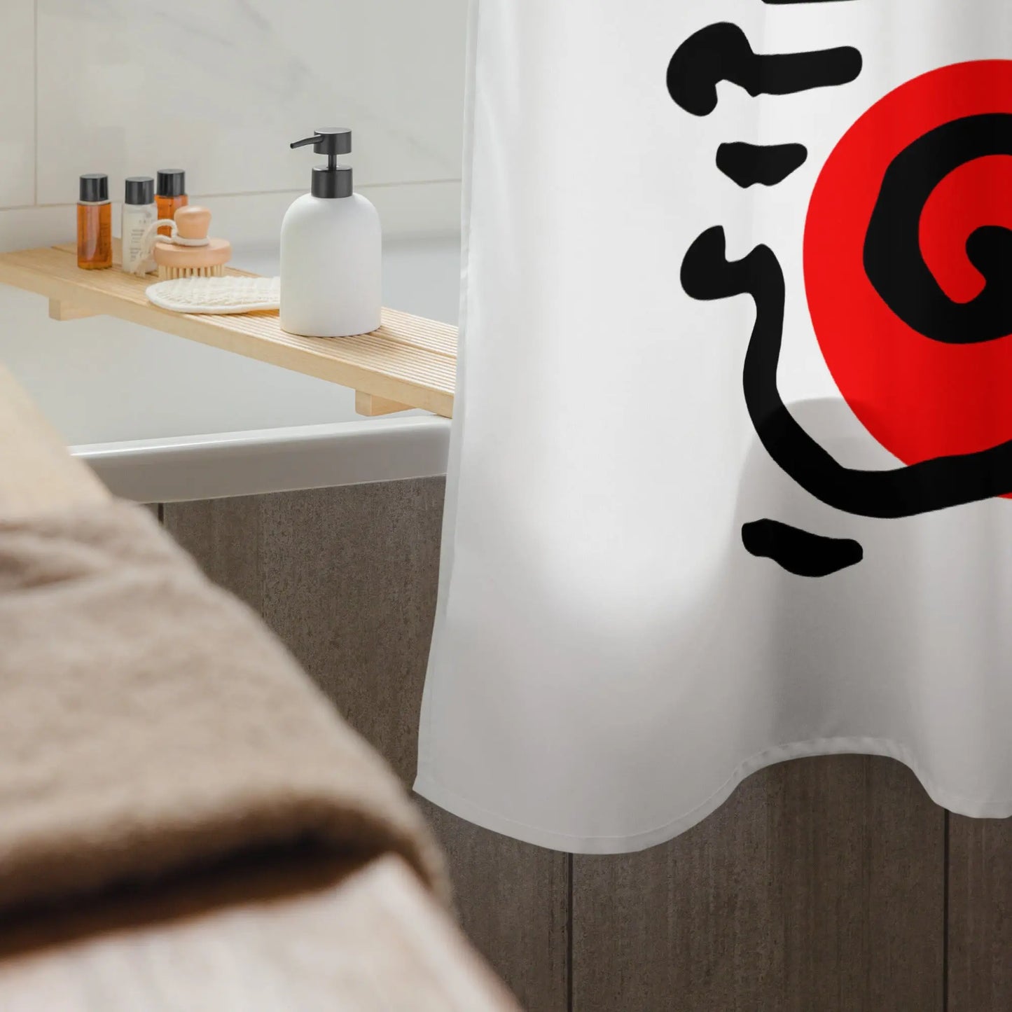 MOOD DESIGN Shower curtain A Lid for Every Pot ~ Everyday Designz ~