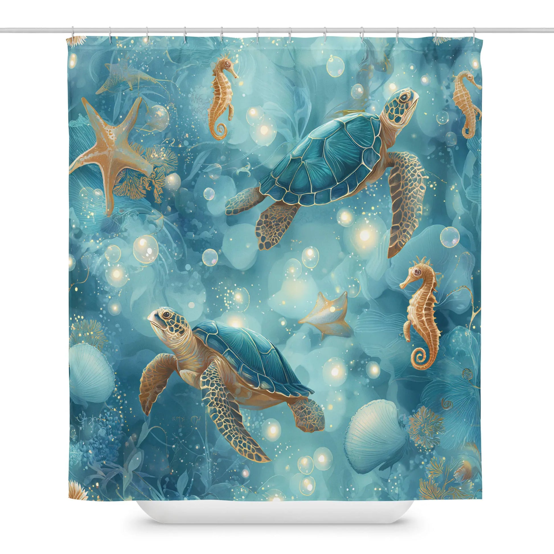 Shower curtain - Under the Sea A Lid for Every Pot ~ Everyday Designz ~