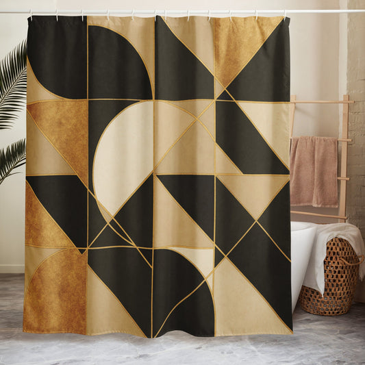 Durable Water Resistant Shower Curtain Geometric Abstract | Unique Everyday Designz Home, Gifts & Apparel A Lid for Every Pot ~Everyday Designz~