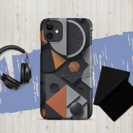 Premium Snap case for iPhone® Bold Geometric Shapes | Unique Everyday Designz Home, Gifts & Apparel A Lid for Every Pot ~Everyday Designz~
