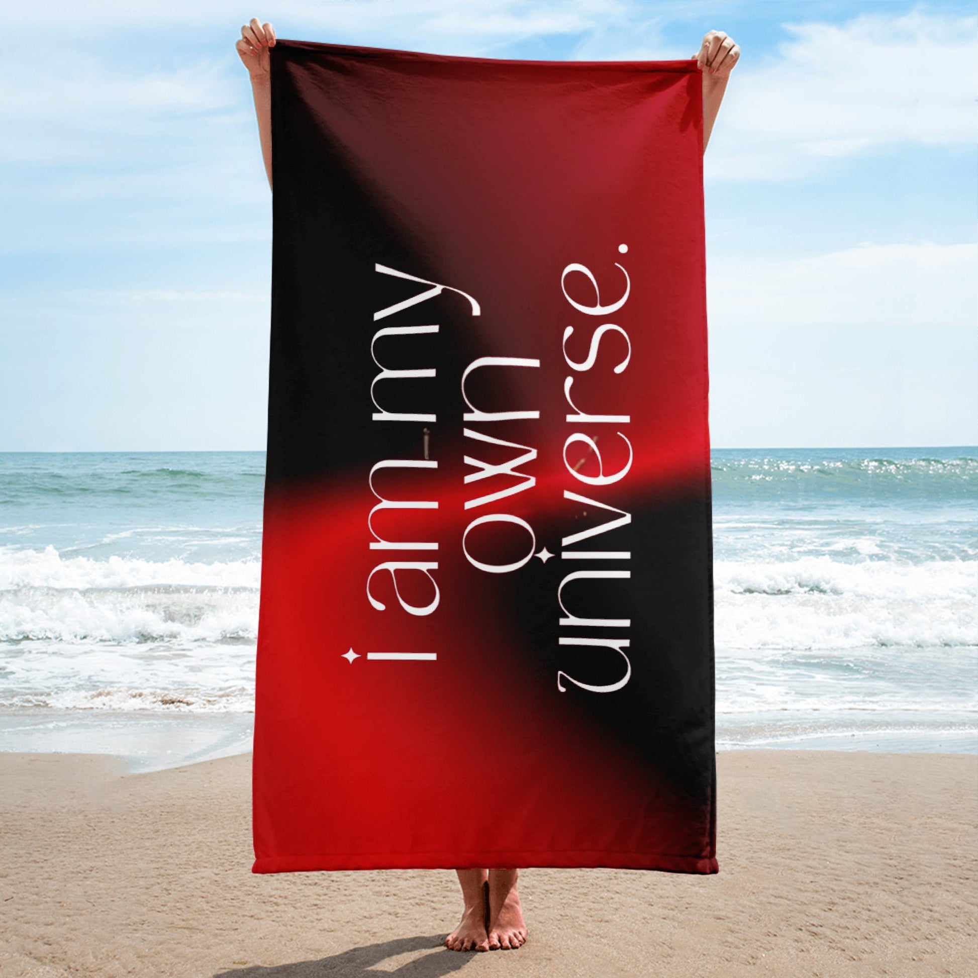 Towel - I am my own Universe | Unique Everyday Designz Home, Gifts & Apparel A Lid for Every Pot ~Everyday Designz~