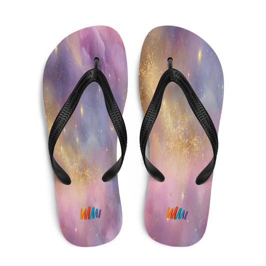 Cotton Candy Galaxy Flip-Flops | Unique Everyday Designz Home, Gifts & Apparel A Lid for Every Pot ~Everyday Designz~