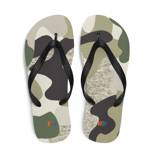 Green Camouflage Flip-Flops | Unique Everyday Designz Home, Gifts & Apparel A Lid for Every Pot ~Everyday Designz~
