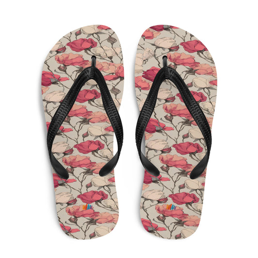Roses Flip-Flops | Unique Everyday Designz Home, Gifts & Apparel A Lid for Every Pot ~Everyday Designz~